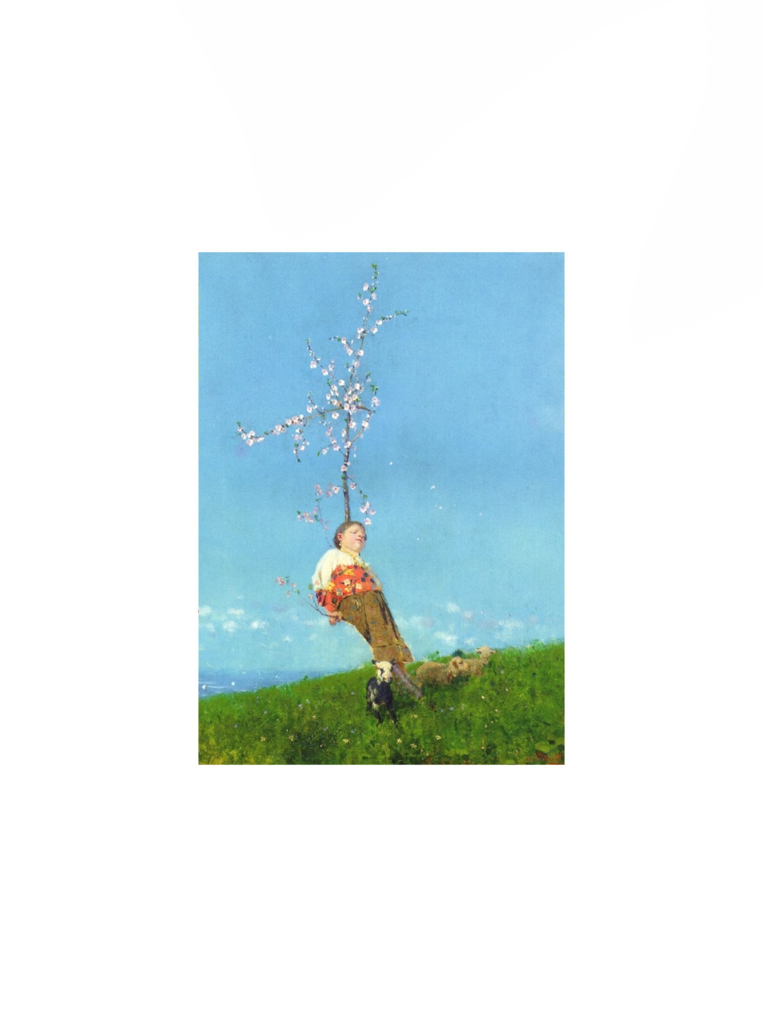 "Pastorcito de Cuento" by Francesco Paolo Michetti Poster product image (1)