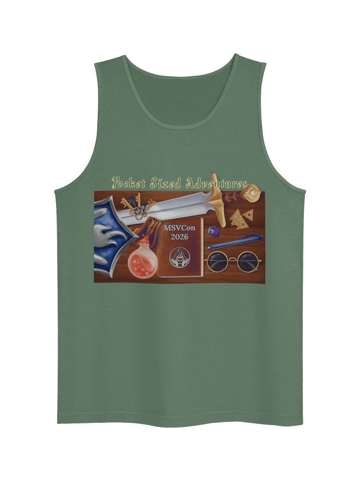MSVCon 2026: Adventure Tools Unisex Tank Top product image (1)