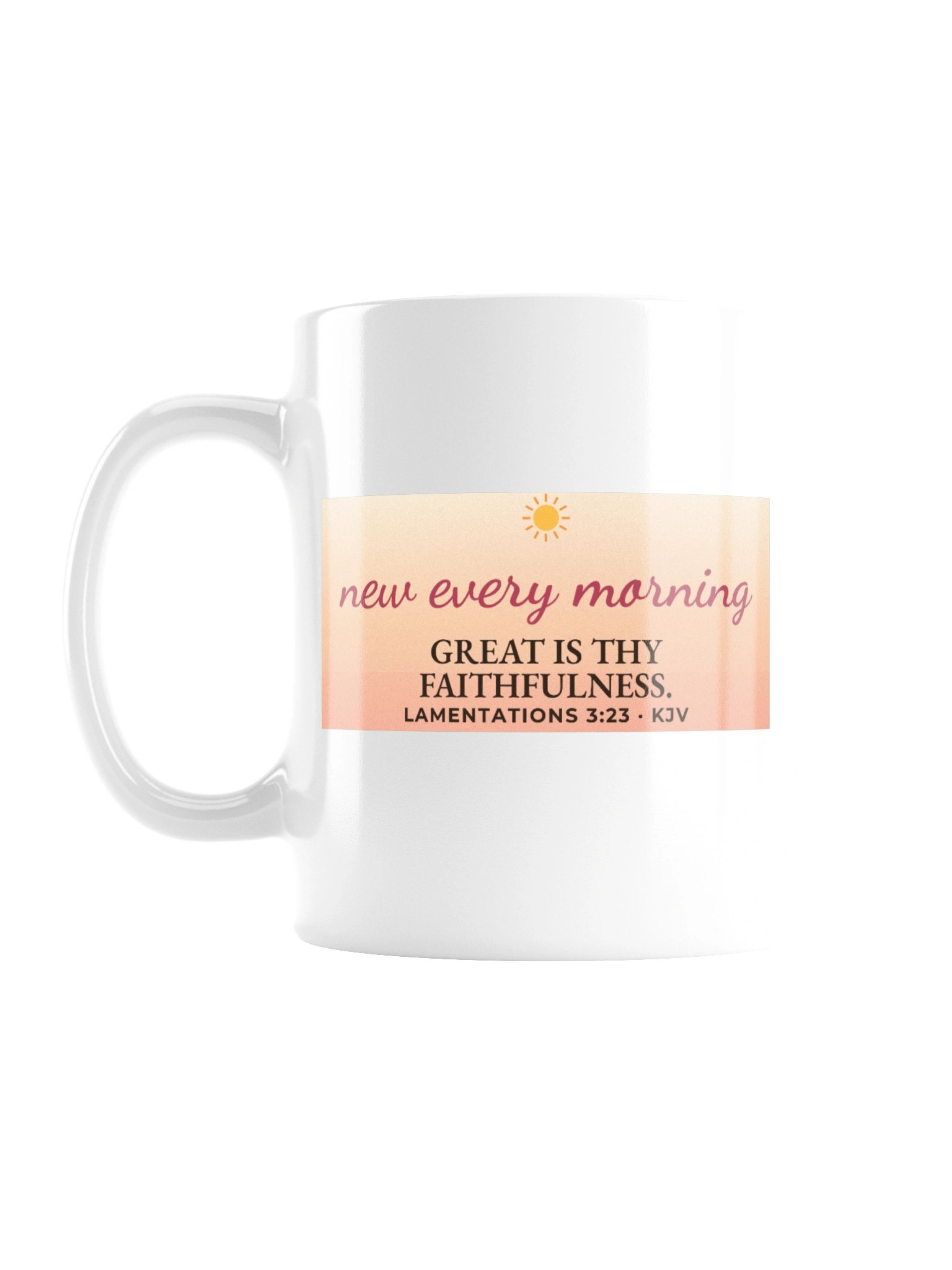 New Every Morning Mug product image (1)