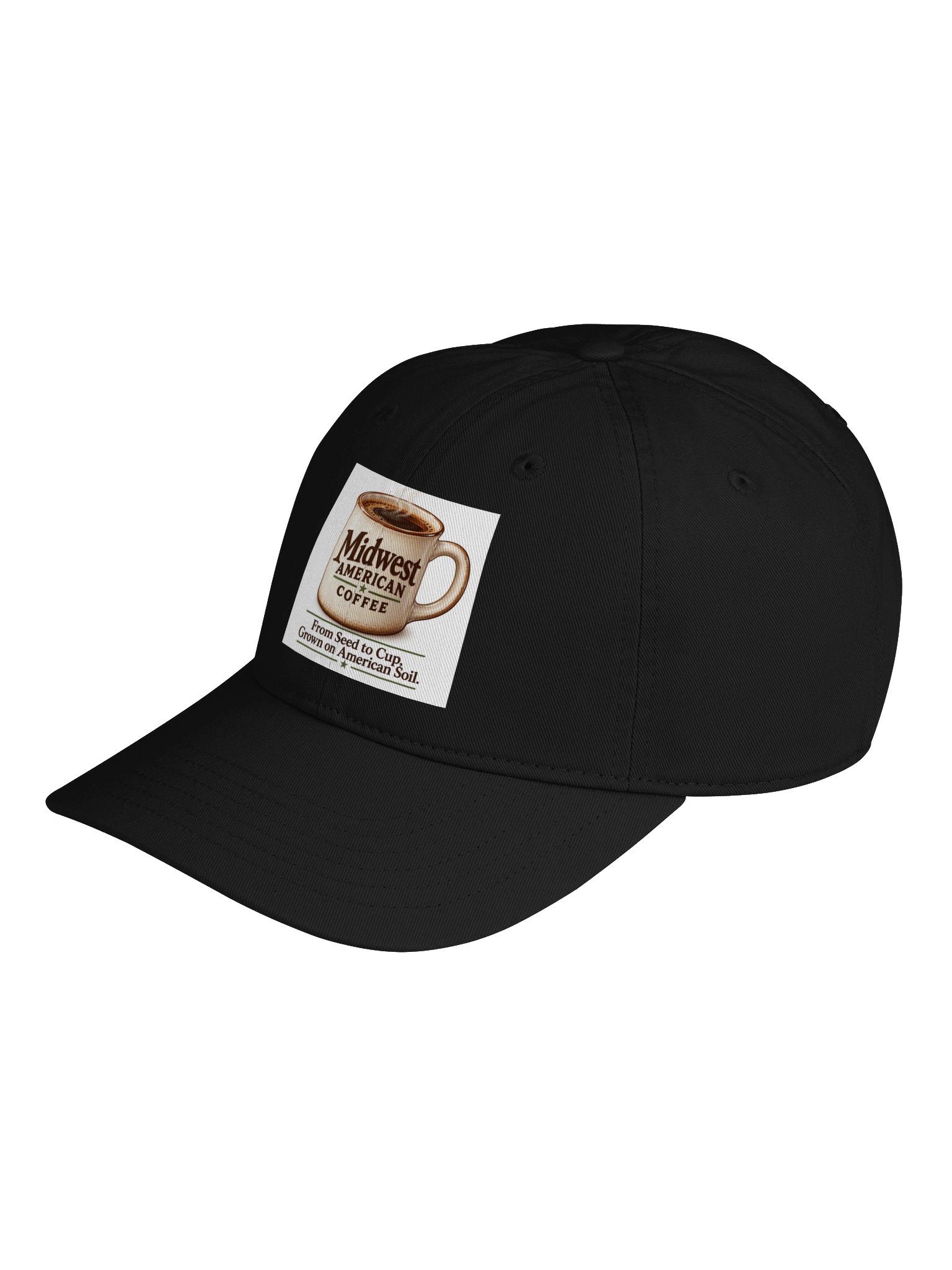 Midwest American Coffee – Grown on American Soil Baseball Cap product image (3)
