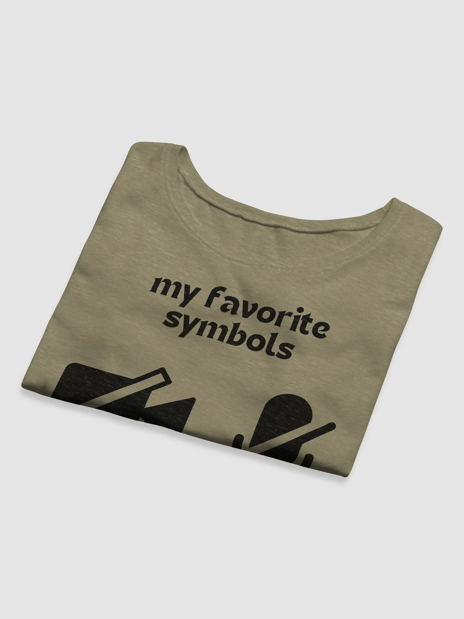 My Favorite Symbols Crop Tee product image (5)