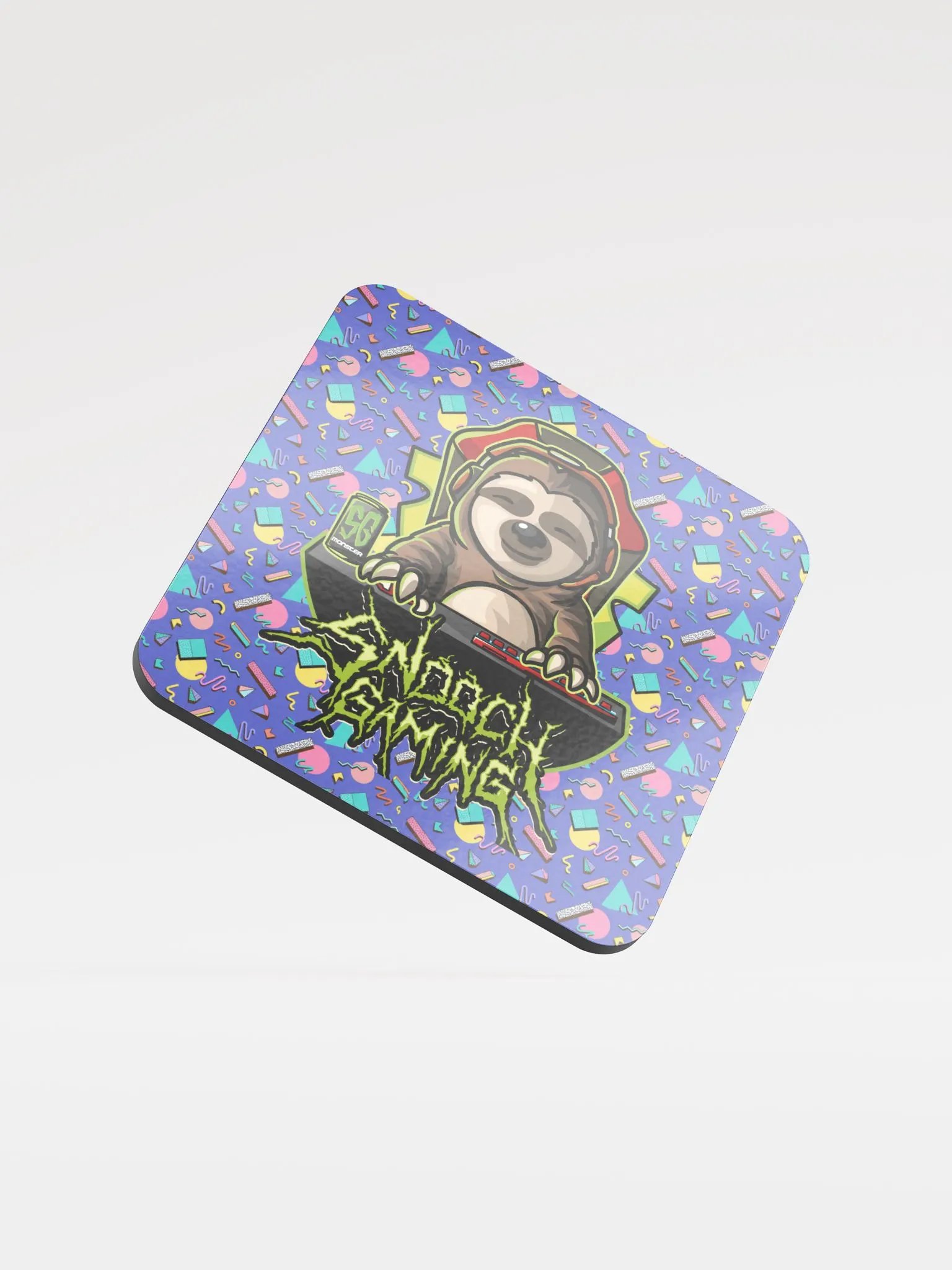 Snooch Gaming 90's themed Drink Coaster product image (1)
