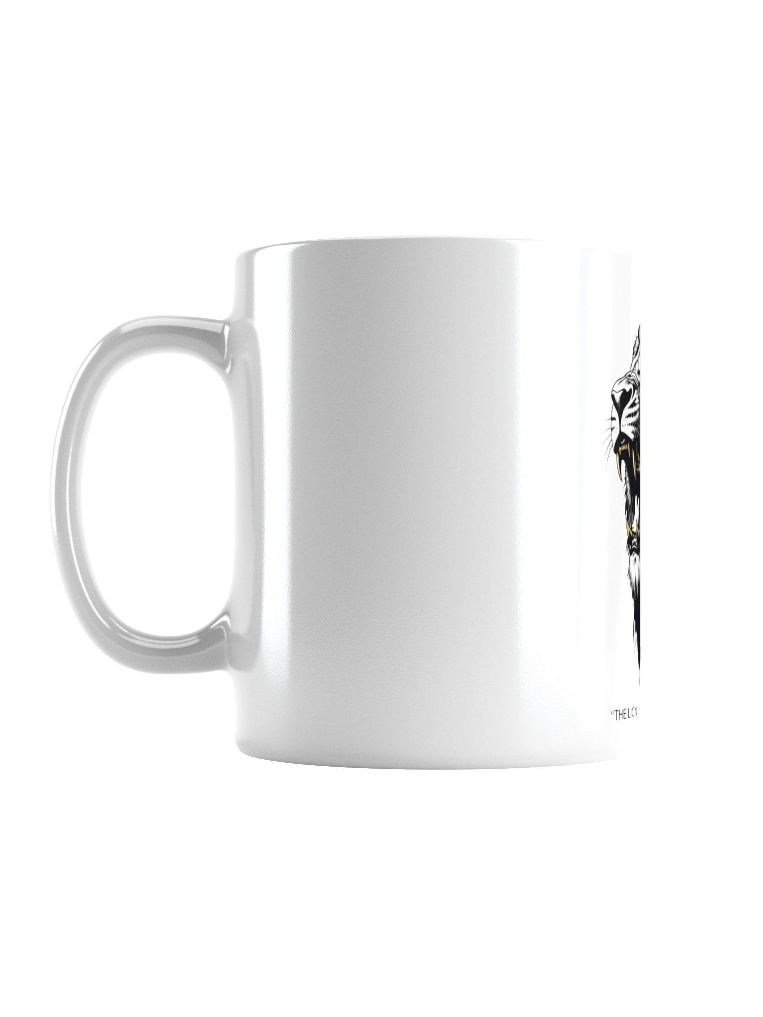 Divine Roar White Glossy Mug product image (1)
