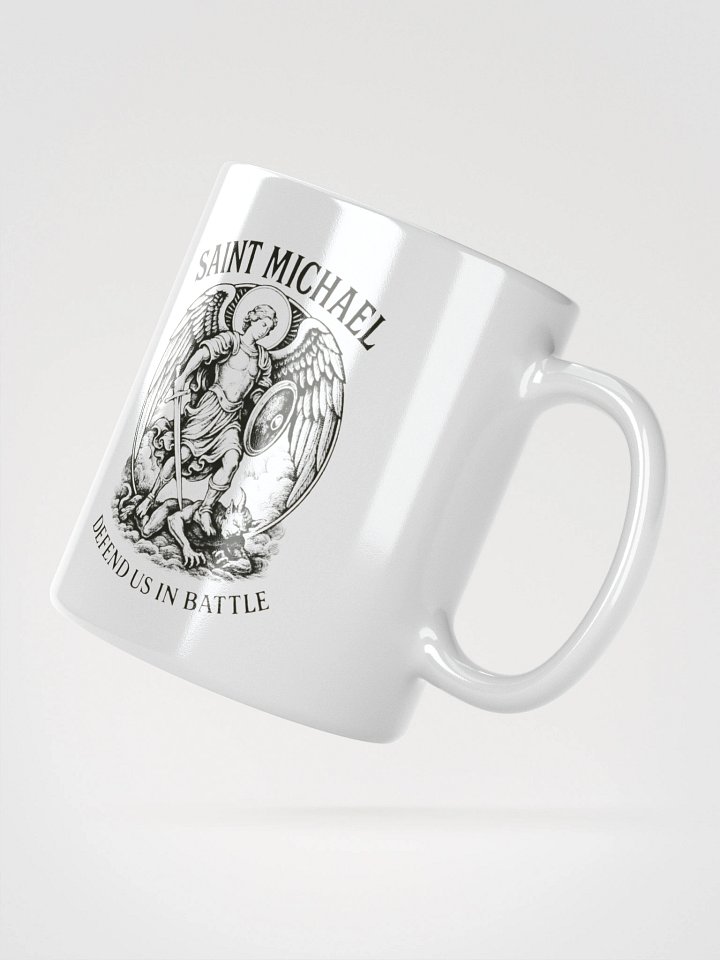 St Michael Defend Us In Battle Mug product image (4)