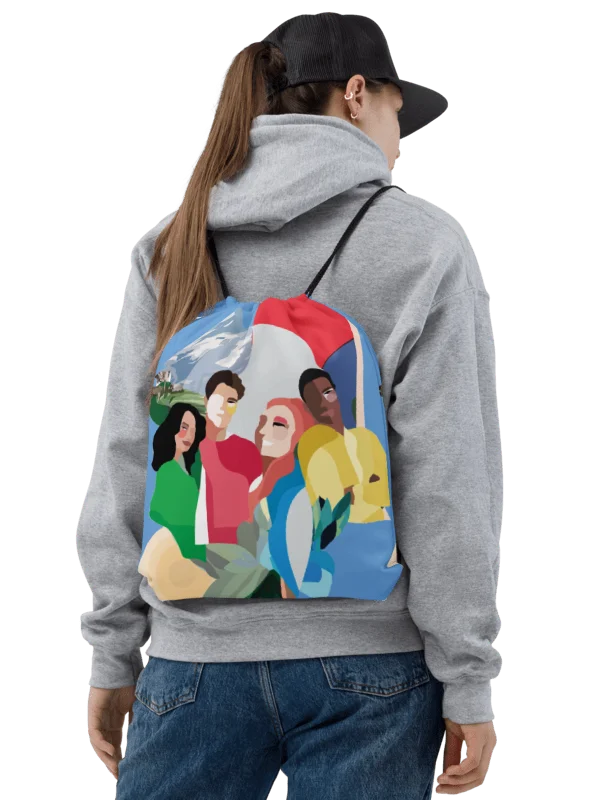 PREMIUM DRAWSTRING BAG, PLANETARY COLLABORATION product image (2)
