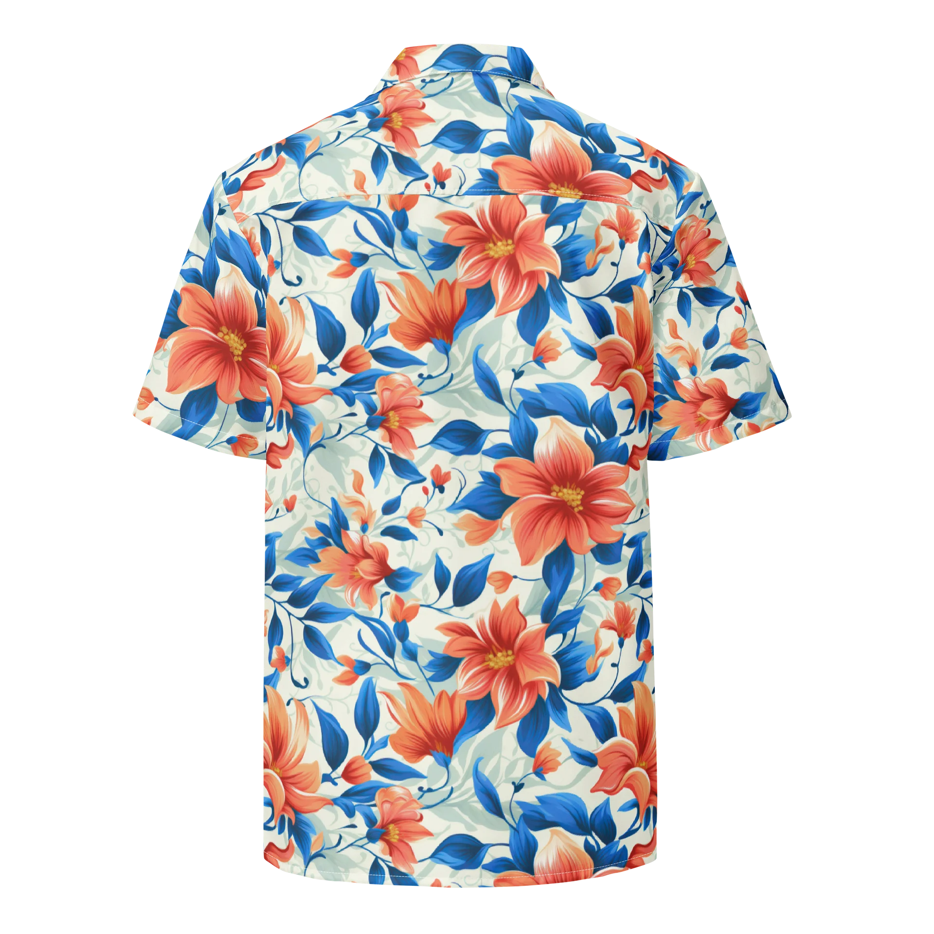 Coral Bloom Hawaiian Shirt product image (2)