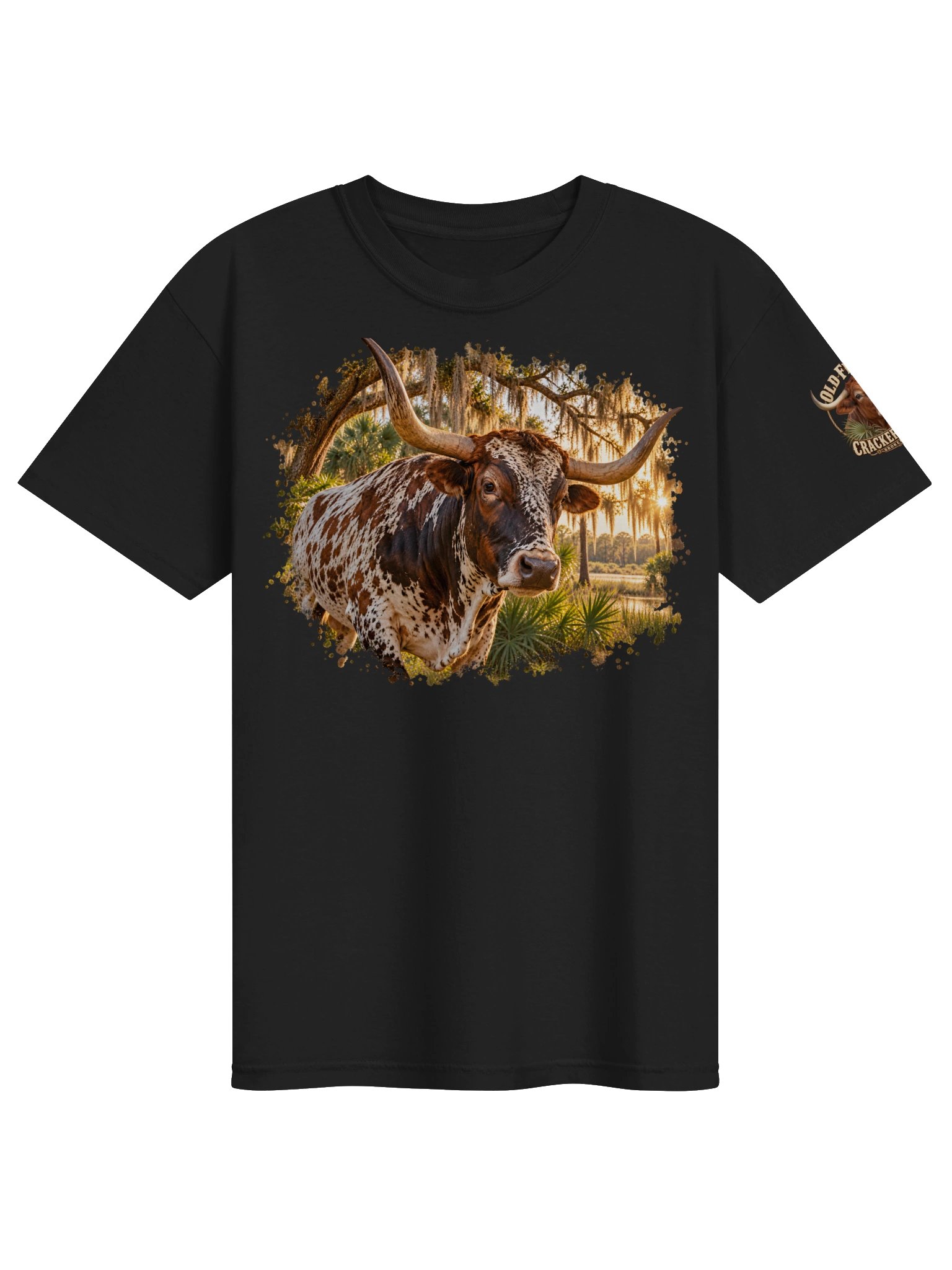 Florida Cracker Cattle T-Shirt | Old Florida Ranch Tee | BROKEN BODY™ product image (4)