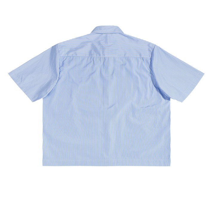 Oversized ‘LIPUR’ Vertical Stripe Boxy Shirt product image (2)