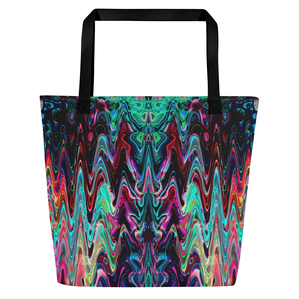Radiant Resonance Large Tote Bag with Pocket product image (1)