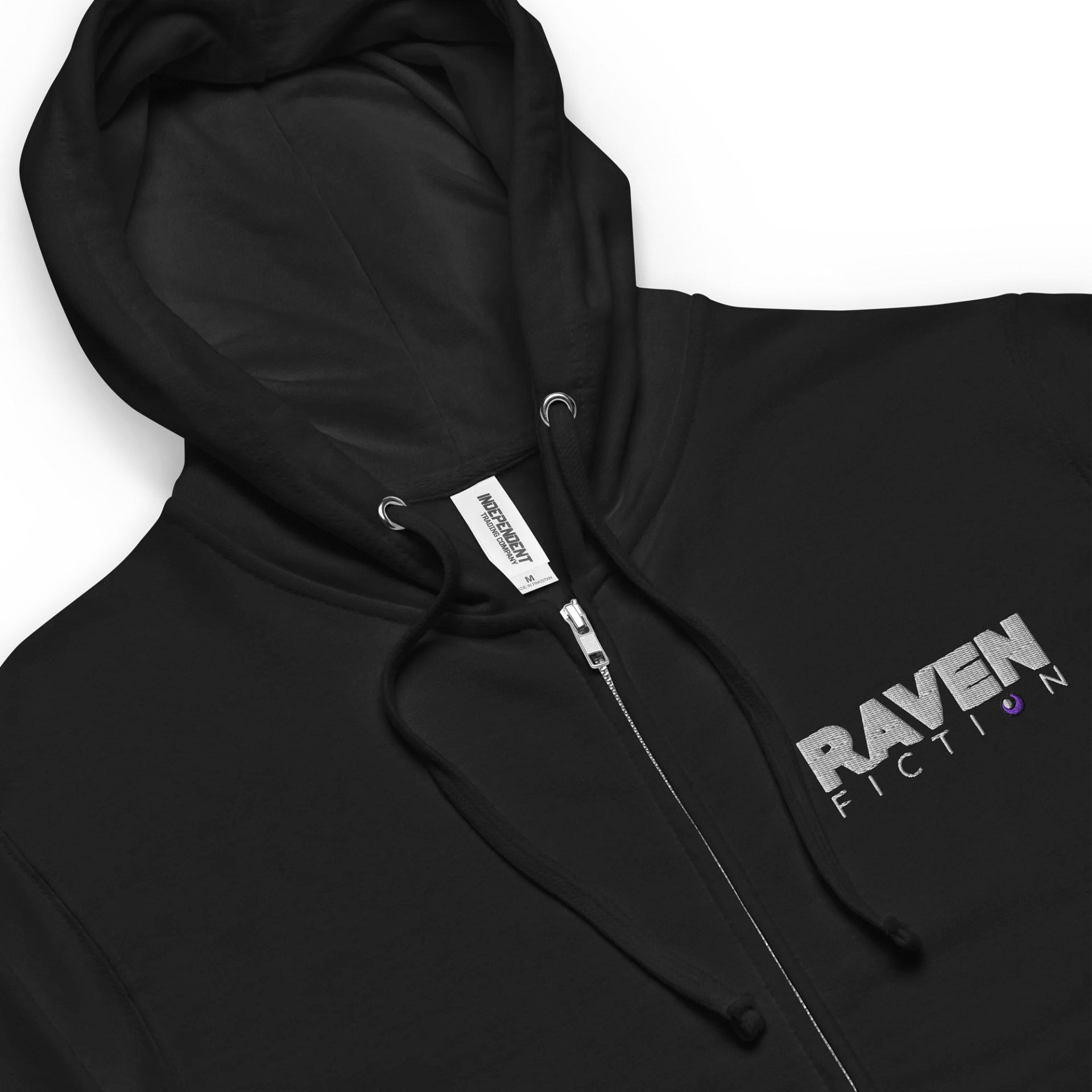 Raven Fiction Independent Trading Co. Fleece Zip Up Hoodie product image (12)