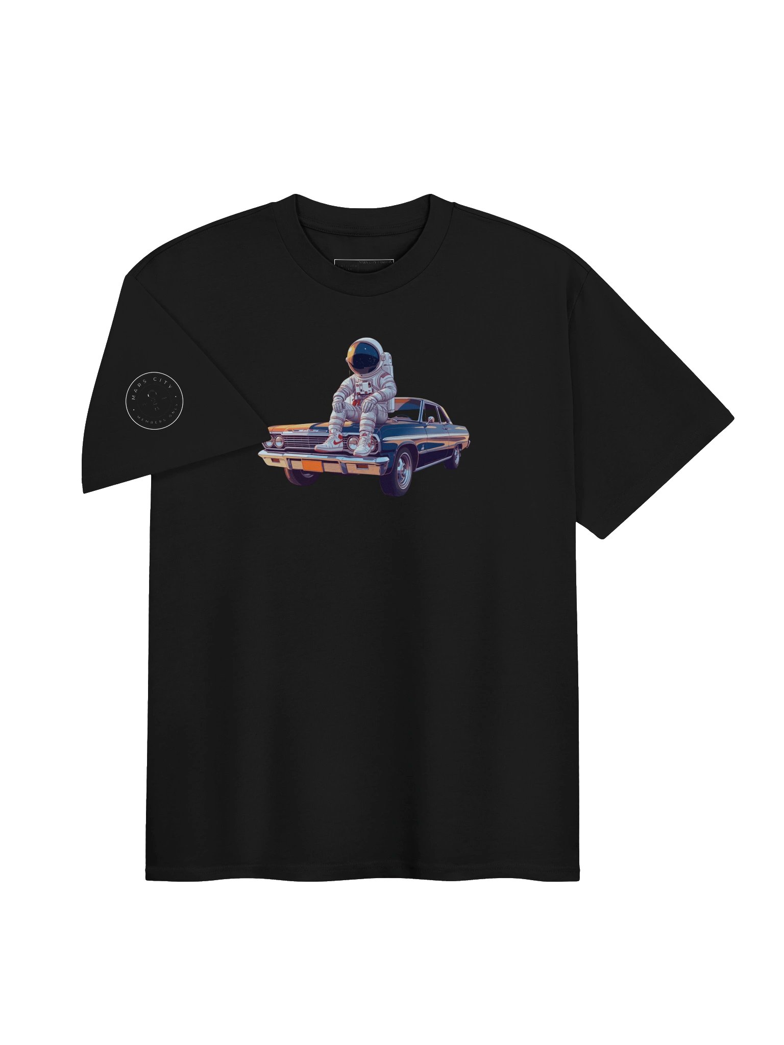 Mars City Astronaut Classic Car Graphic Tee product image (5)