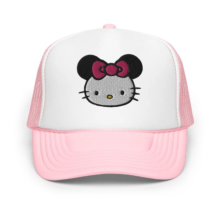 Hello Kitty x Minnie Trucker Hat (Pink Bow) product image (1)