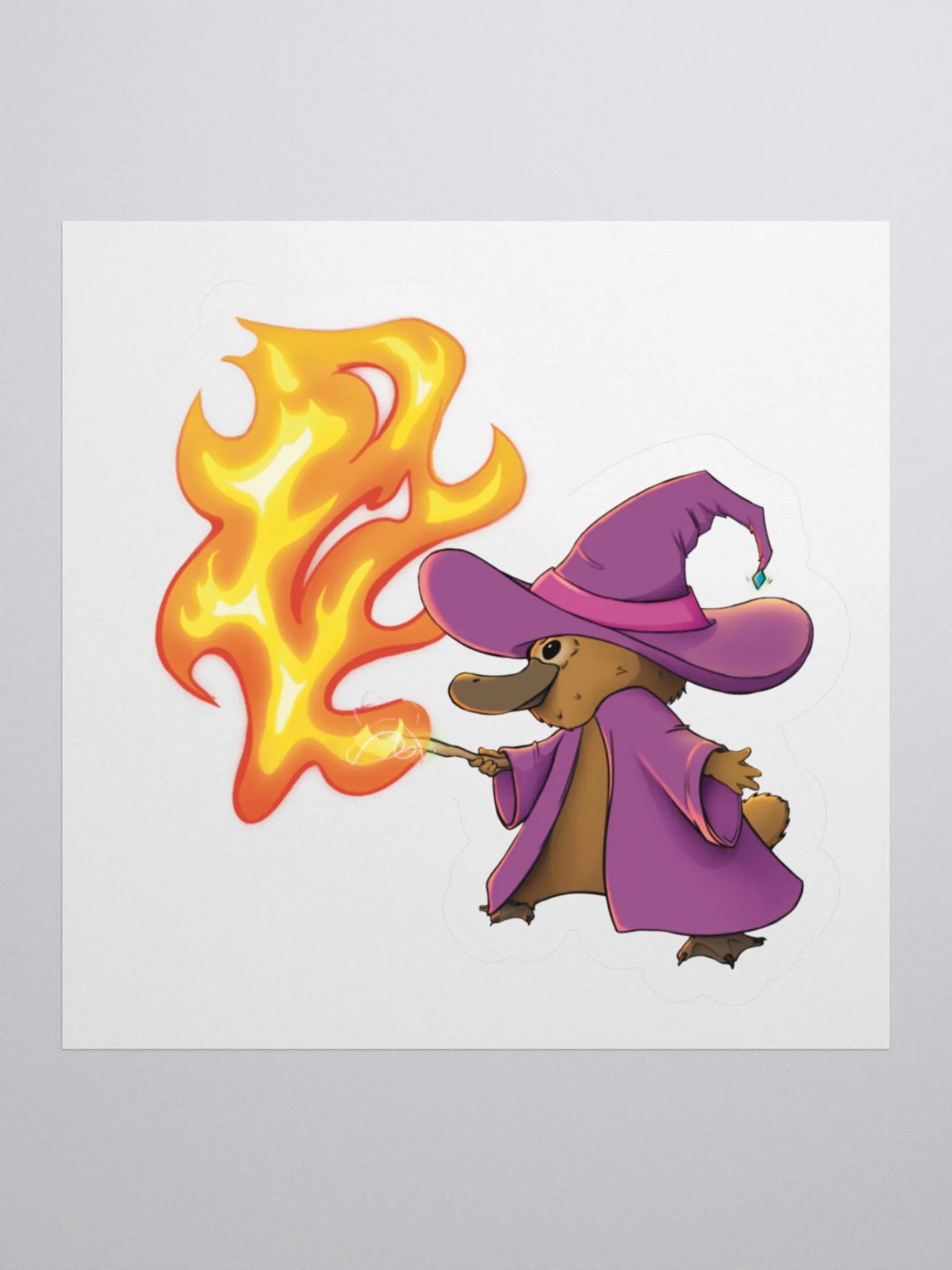 Wizard Platypus Sticker product image (1)