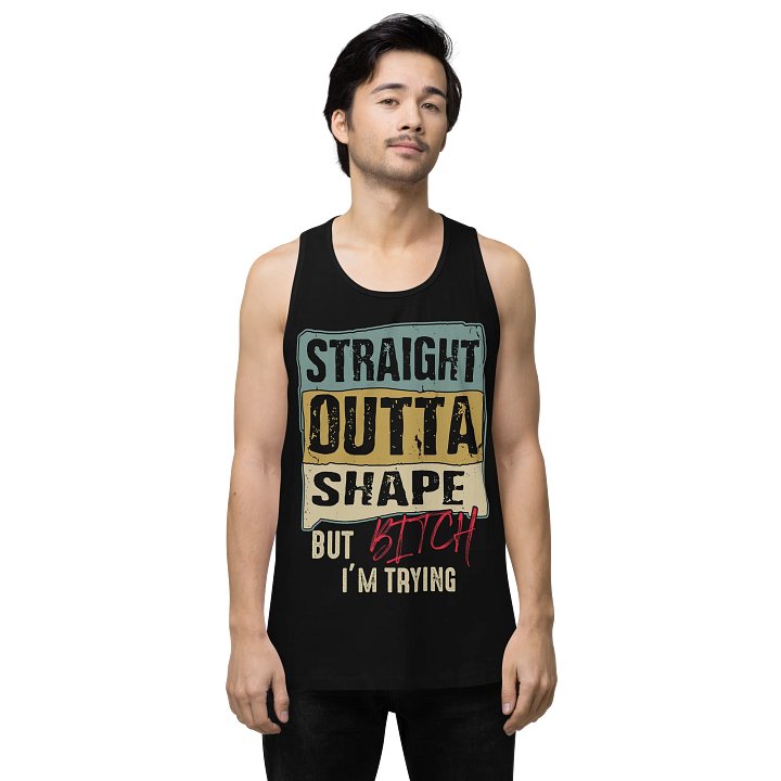 'Straight Outta Shape' Men's Tank Top product image (1)
