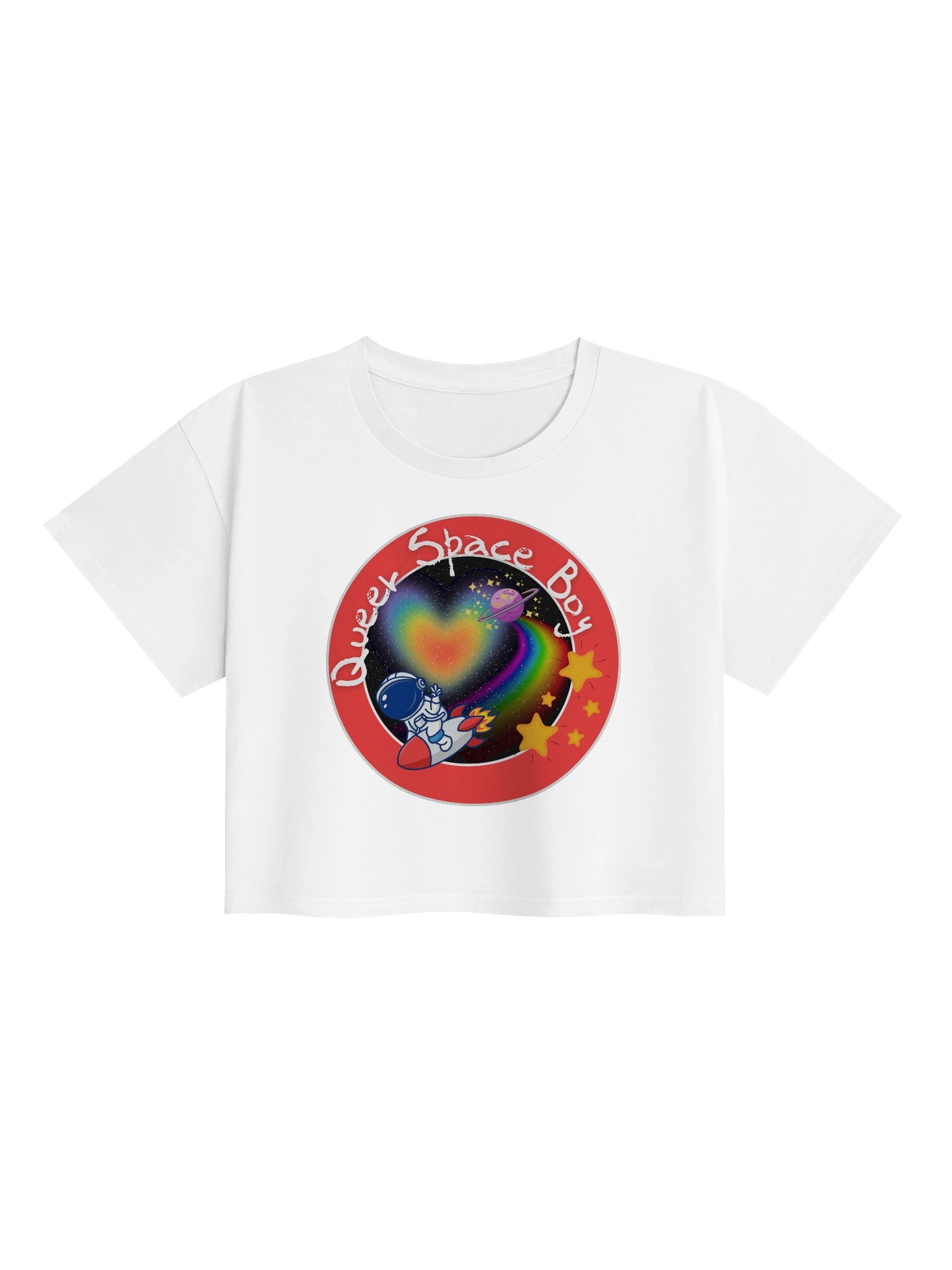 Queer Space Boy Crop Top product image (1)