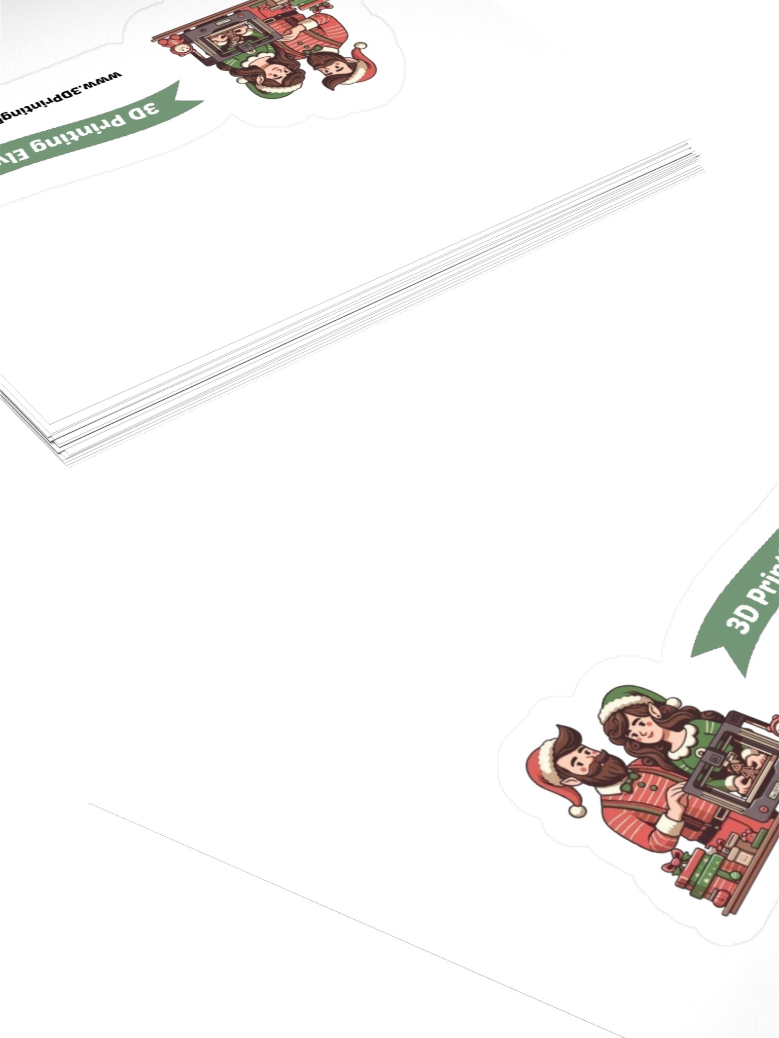 3D Printing Elves Sticker product image (4)