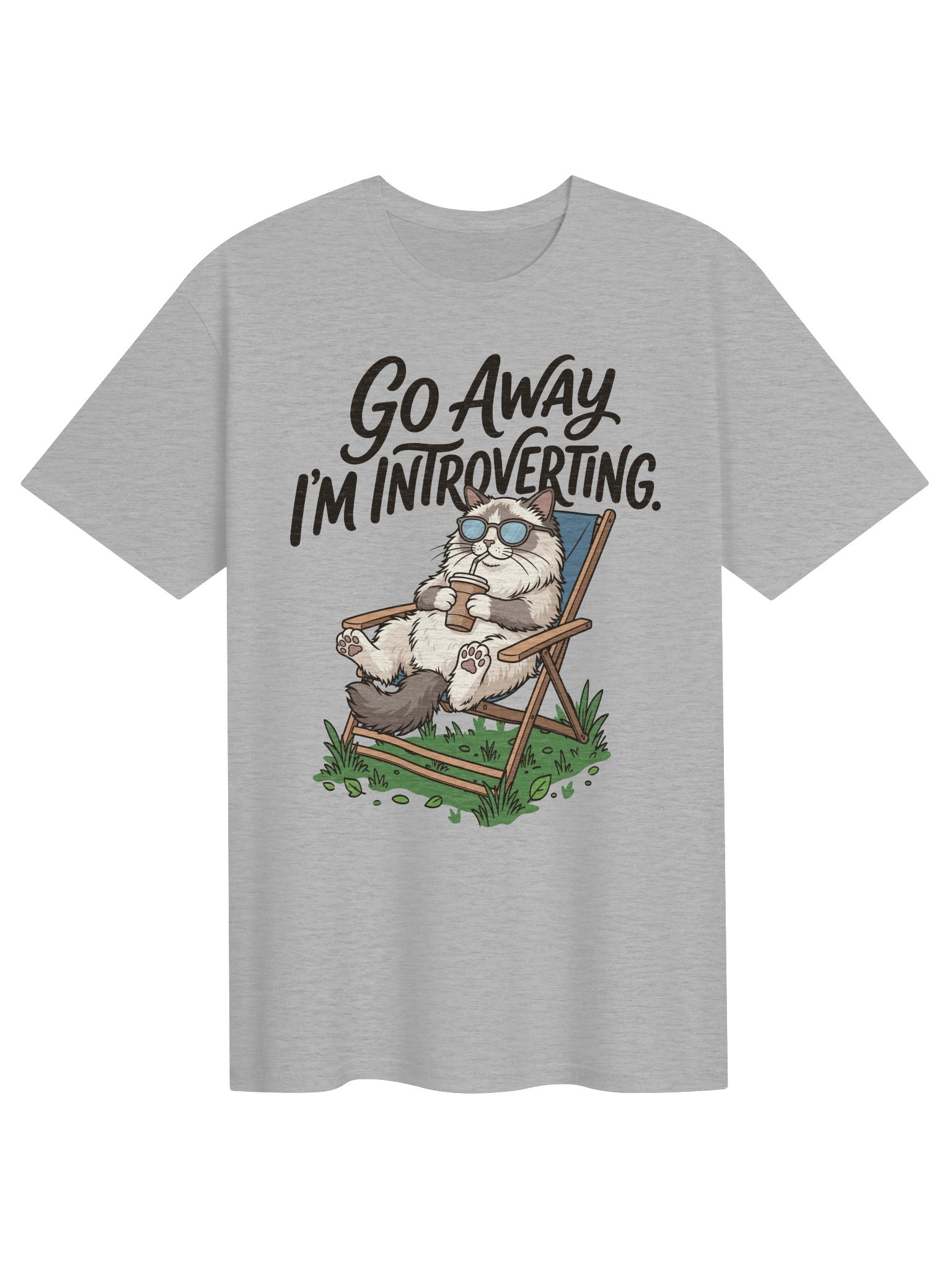 Go Away I'm Introverting Tee product image (2)