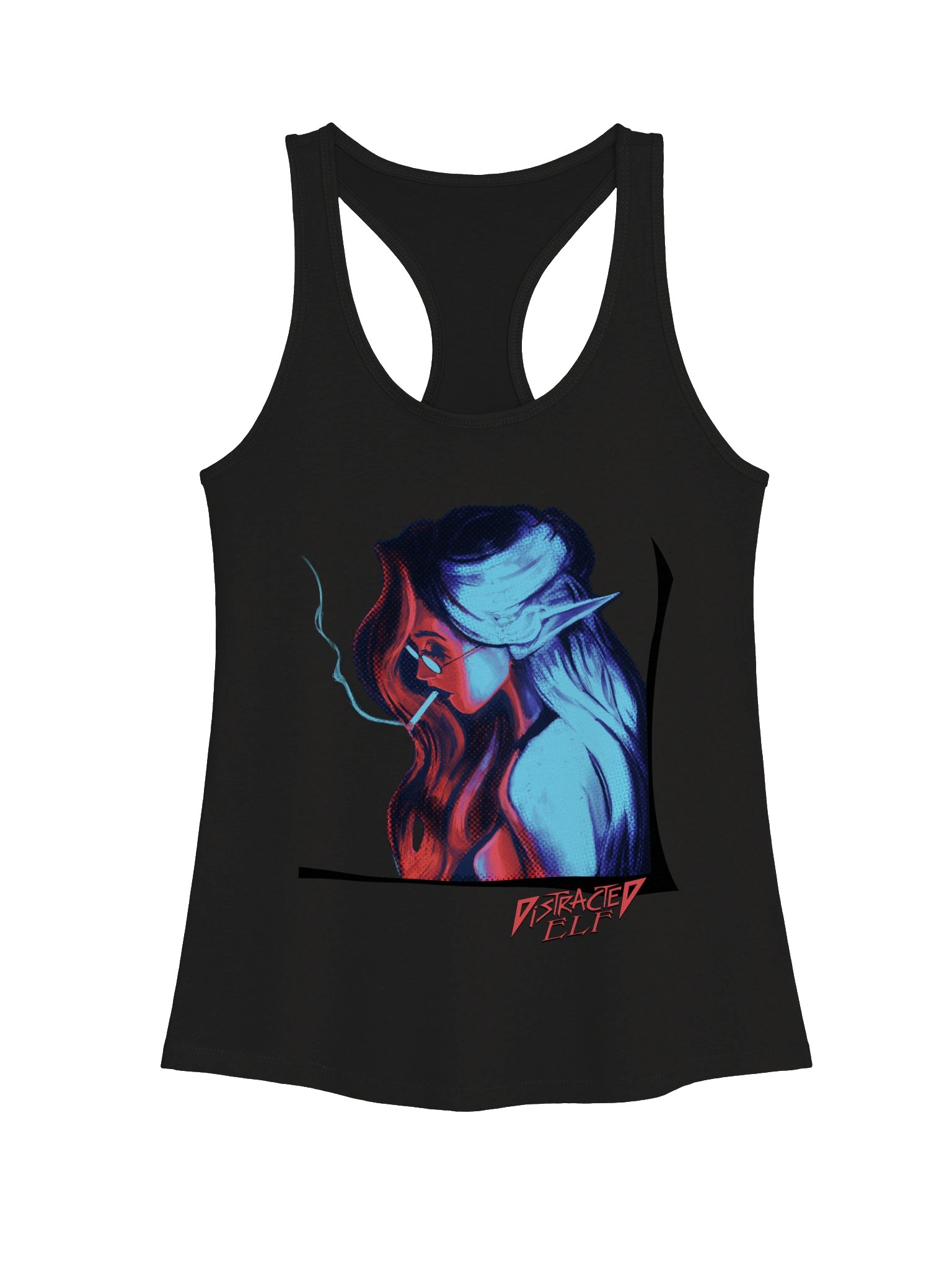 DistractedElf - Midnight Smoke Tanktop product image (1)