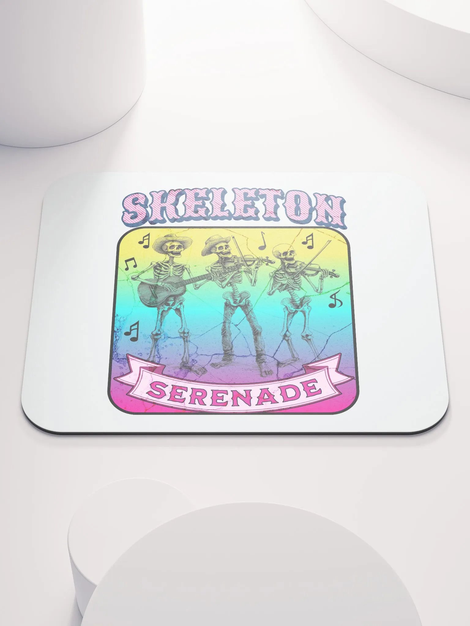 Skeleton Serenade Mouse Pad product image (1)
