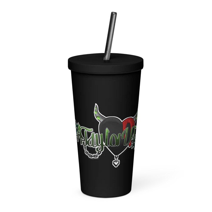 ATaylorVT Logo Tumbler Cup w/ Straw product image (1)