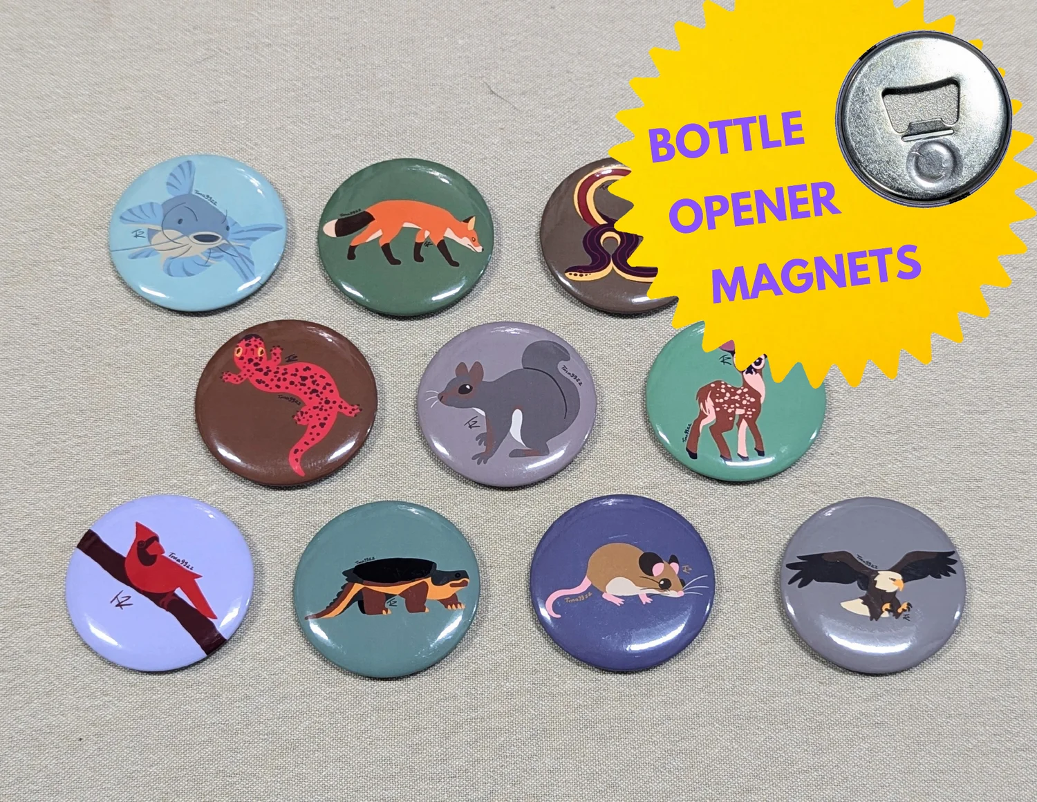 Hometown Wildlife Magnets product image (1)