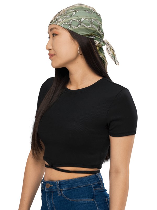 Lucky Bamboo Painted Bandana product image (1)