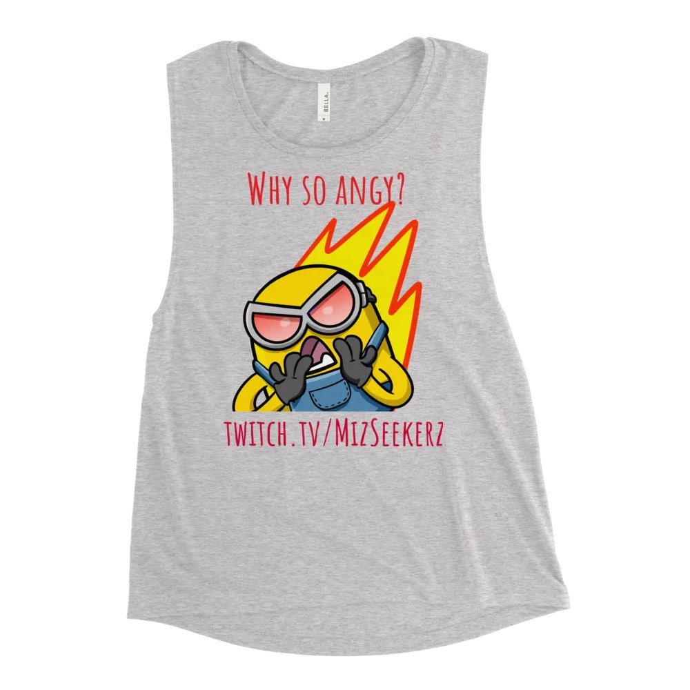 Women's Why so Angy Muscle Tank product image (2)