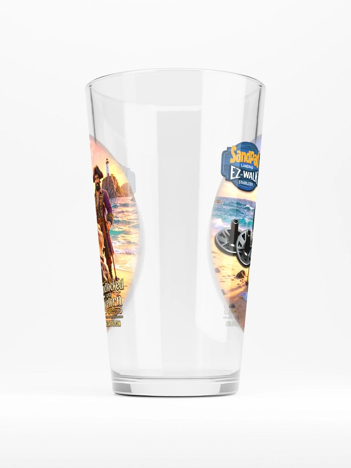 Landlocked and Lovelorn Pint Glass product image (1)