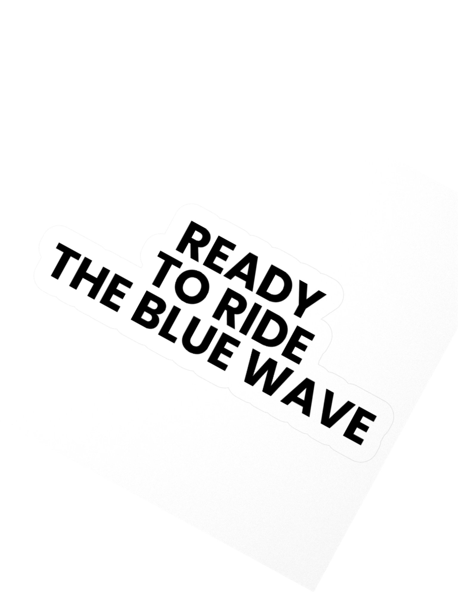 Blue Wave Stickers Choice of Three Sizes product image (6)
