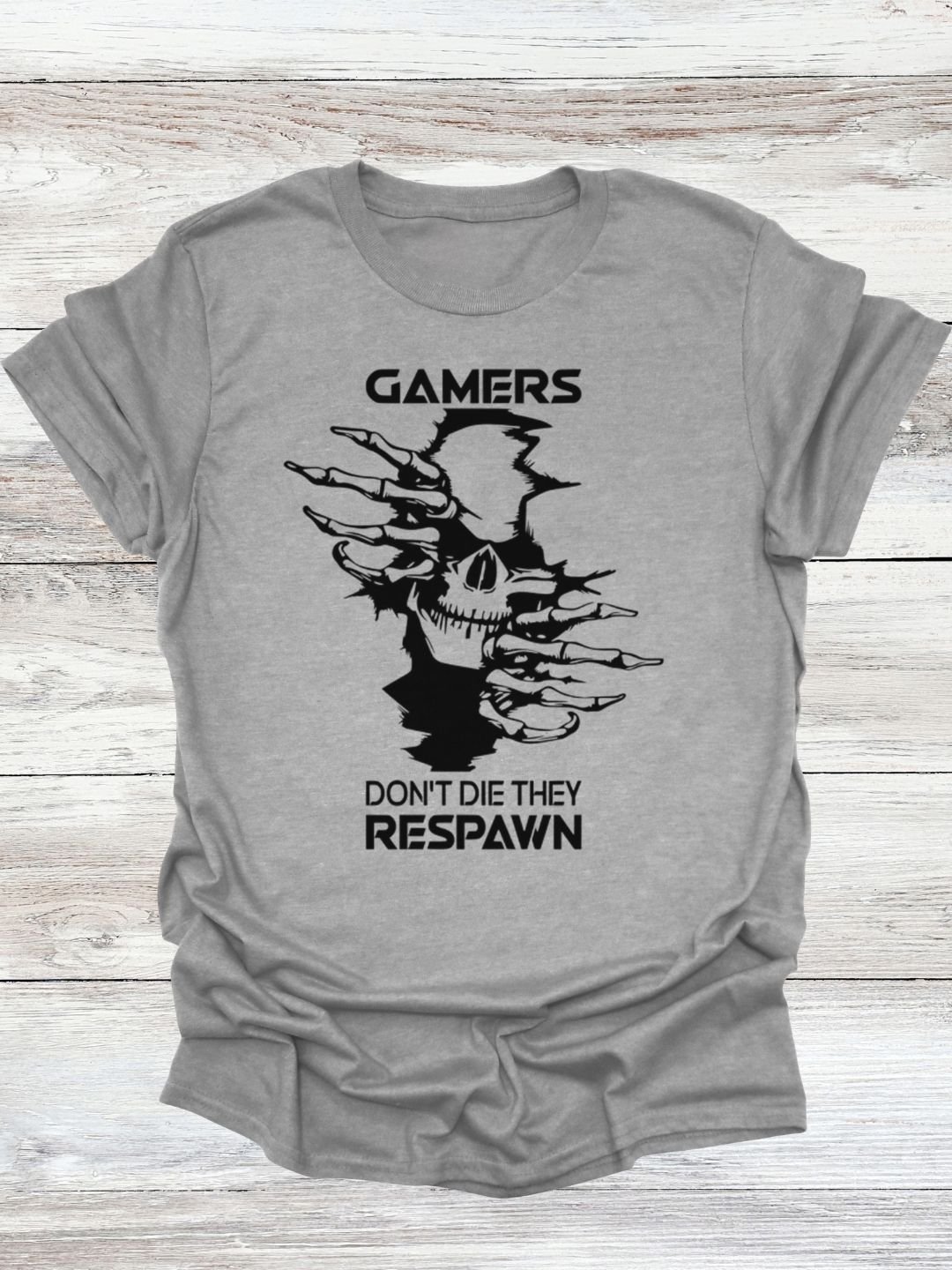 Gamers Don't Die They Respawn T-Shirt product image (1)