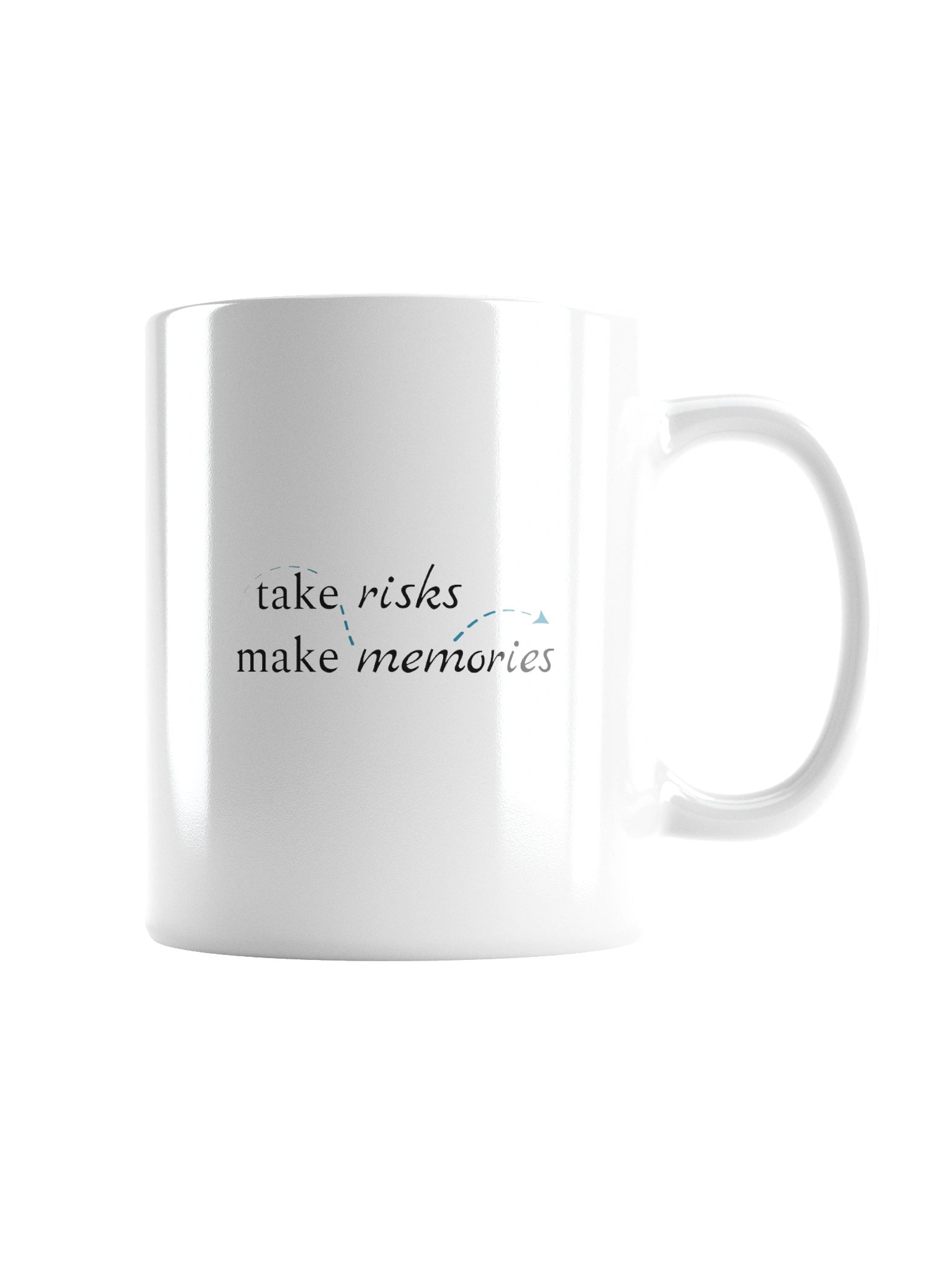 Leave Comfort, Find Adventure, Take Risks, Make Memories - White Mug product image (3)