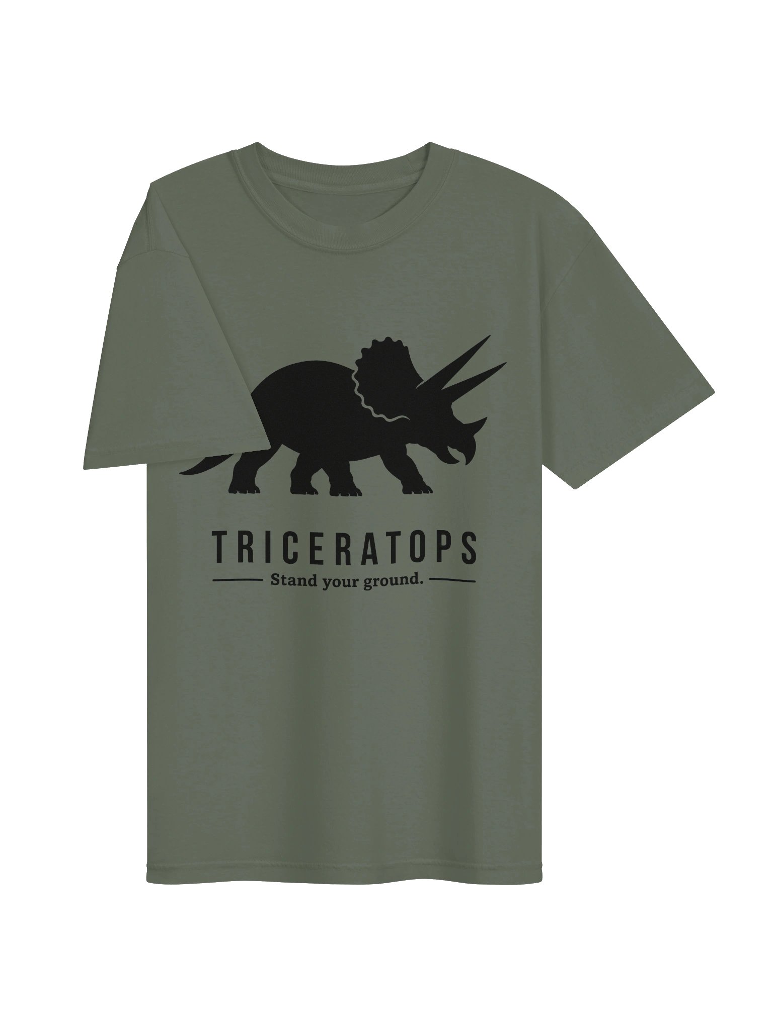 Triceratops Silhouette T-Shirt product image (3)