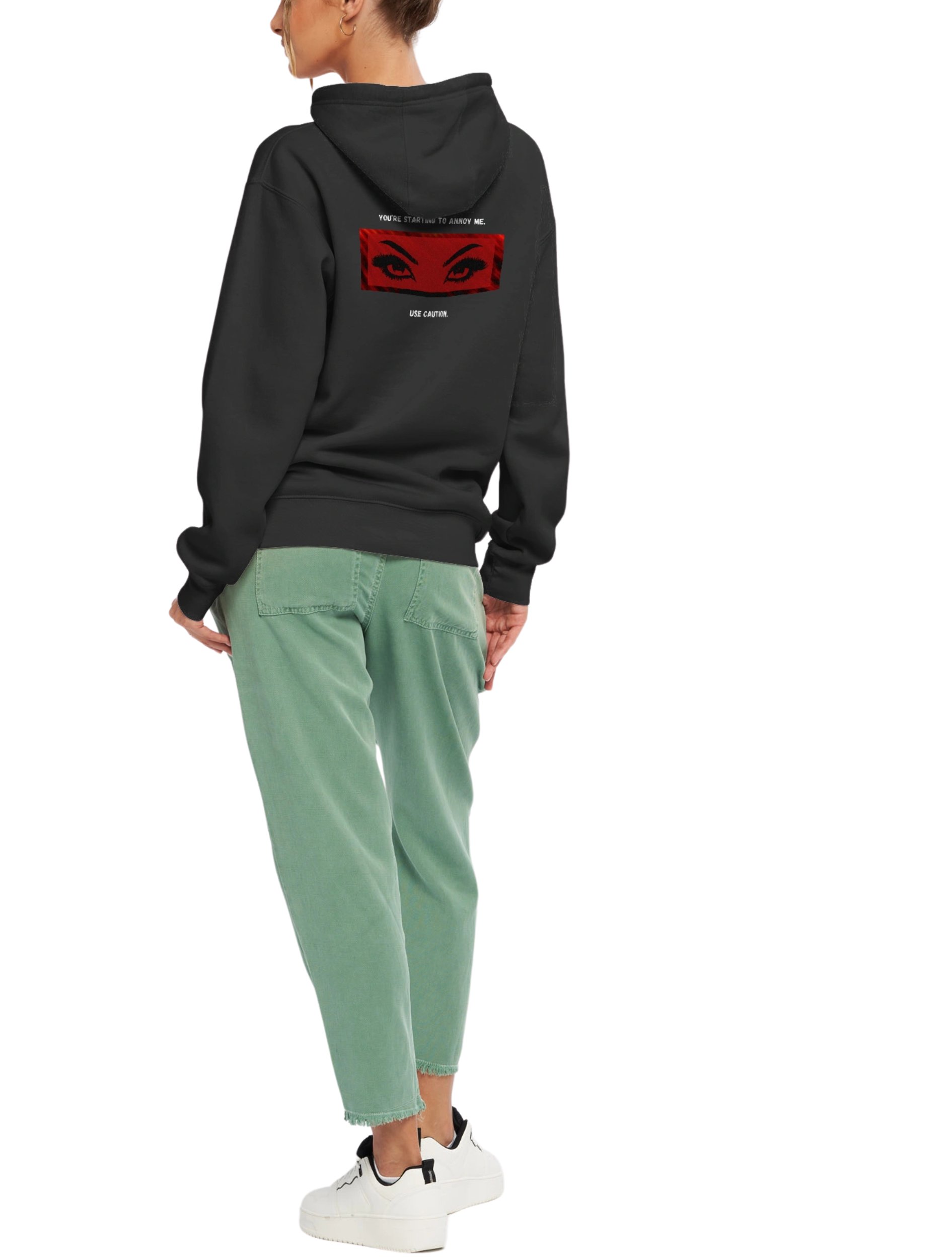 "Use Caution" Dark Premium Hoodie product image (5)