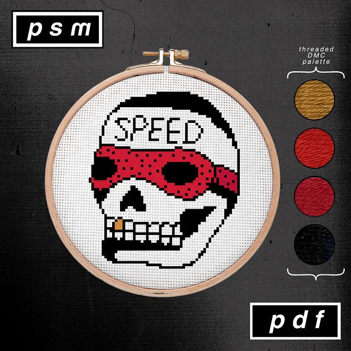 Bert Grimm Traditional Speed Skull Pattern product image (1)