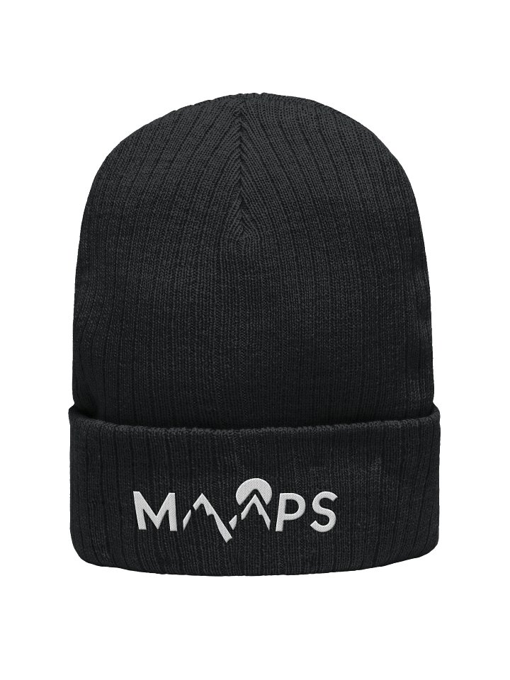 Ribbed MAAPS Beanie - White Logo product image (19)