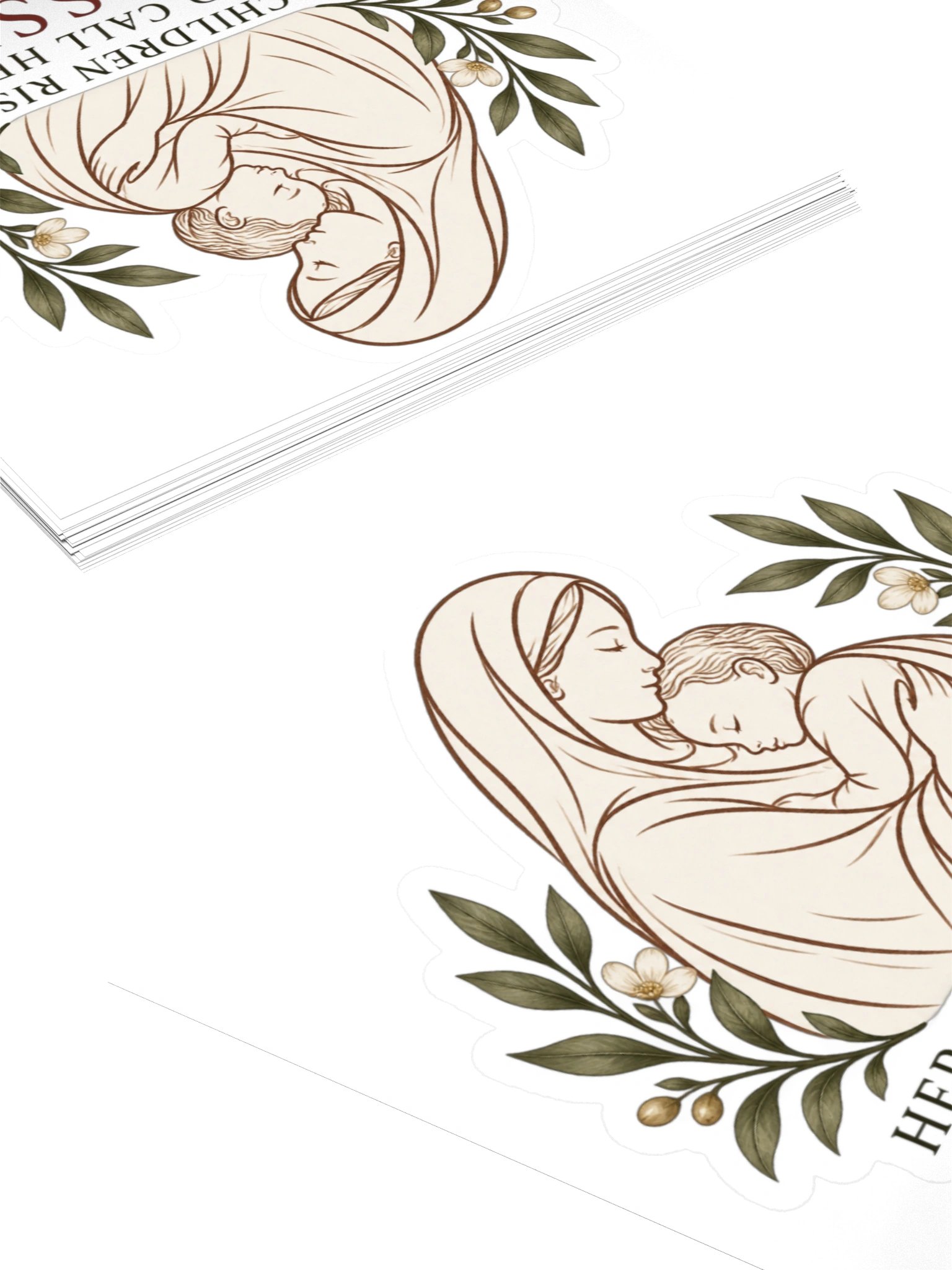 Proverbs 31:28 | Momnasticism Sticker – Orthodox Motherhood Inspirational Vinyl Sticker product image (10)