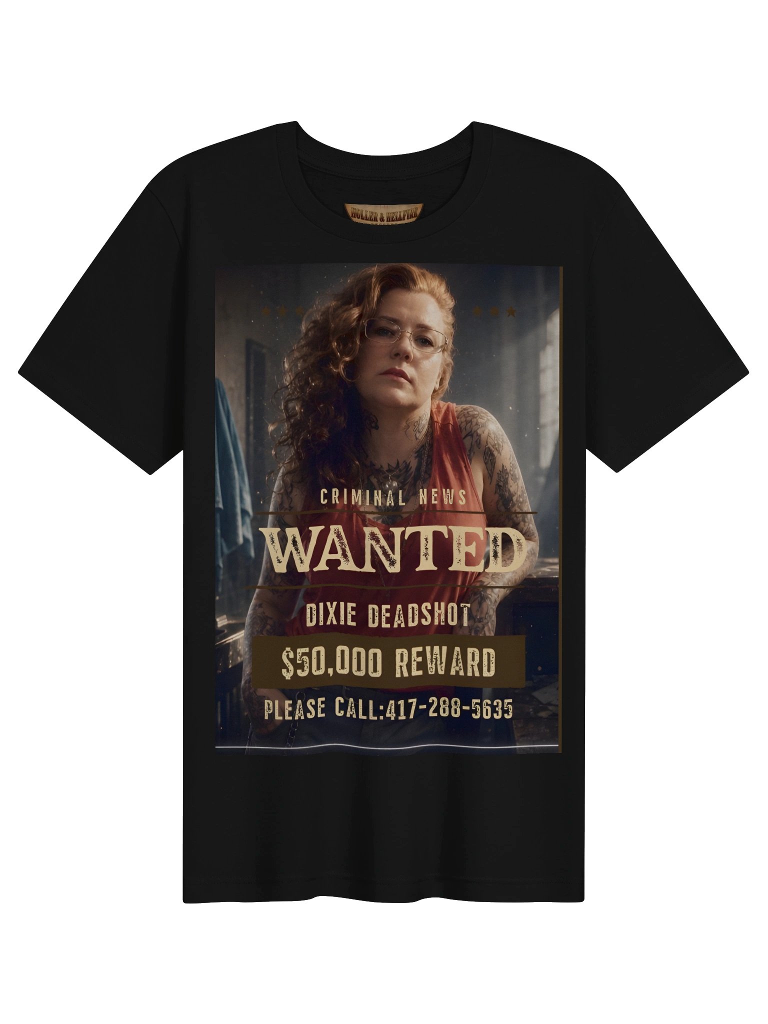 Dixie Deadshot Wanted Poster Tee product image (1)