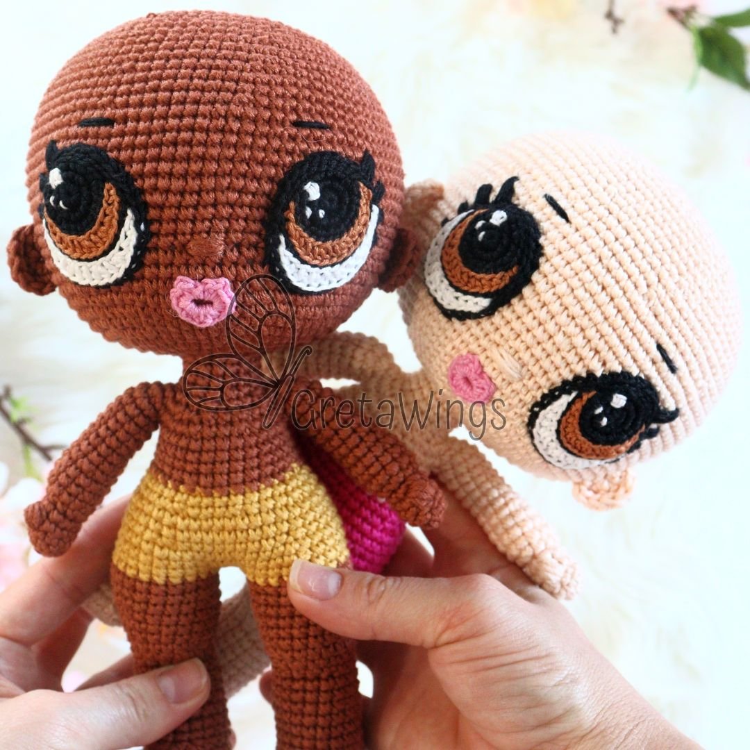 Patrón de Cuerpo Base de Amigurumi para Muñecas LoL (Descarga Digital) product image (4)
