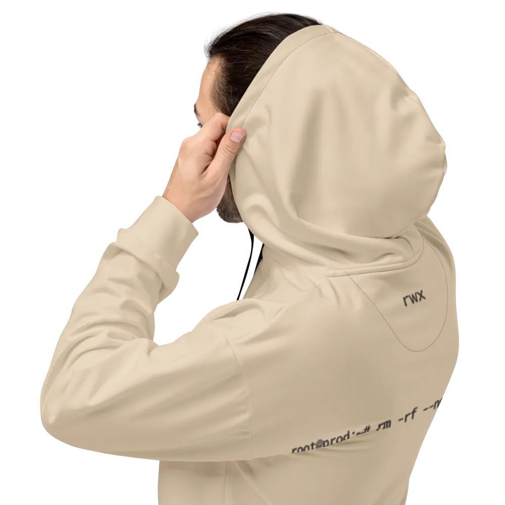 goodbye cruel world, rm -rf / hoodie (champagne mode) product image (3)
