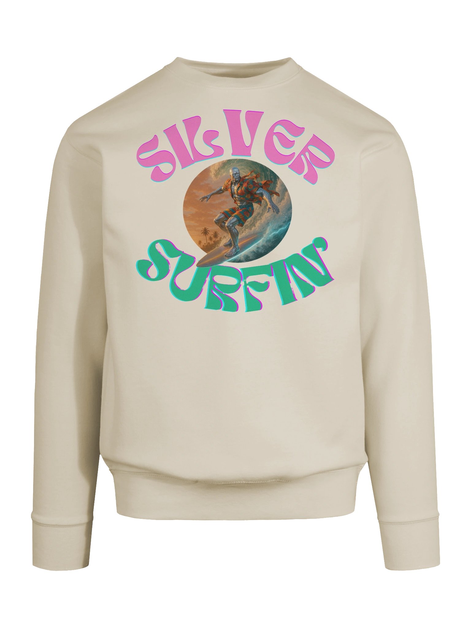 Retro Silver Surfin' Sweatshirt product image (9)
