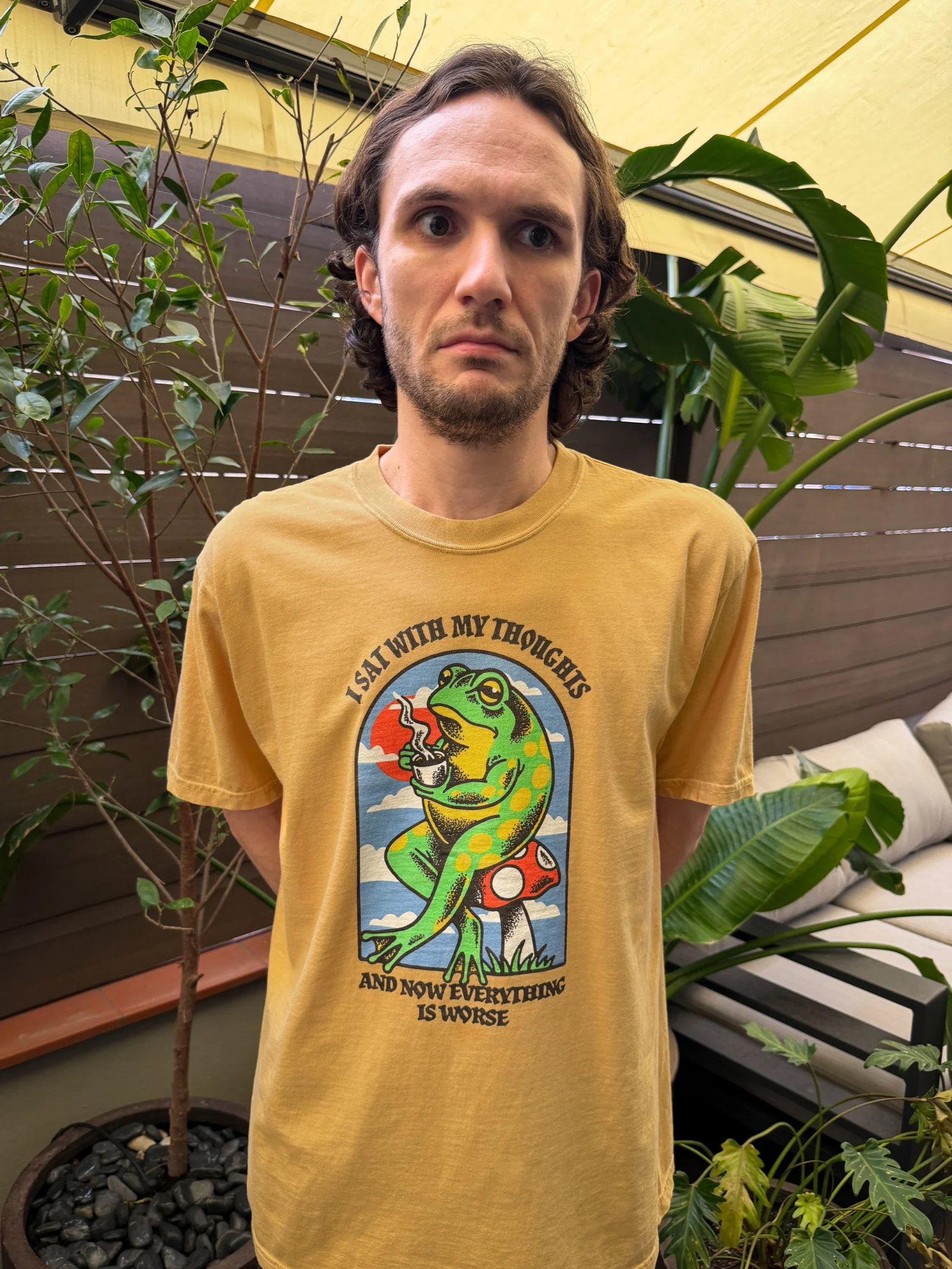 Sat With My Thoughts Unisex Tee product image (2)