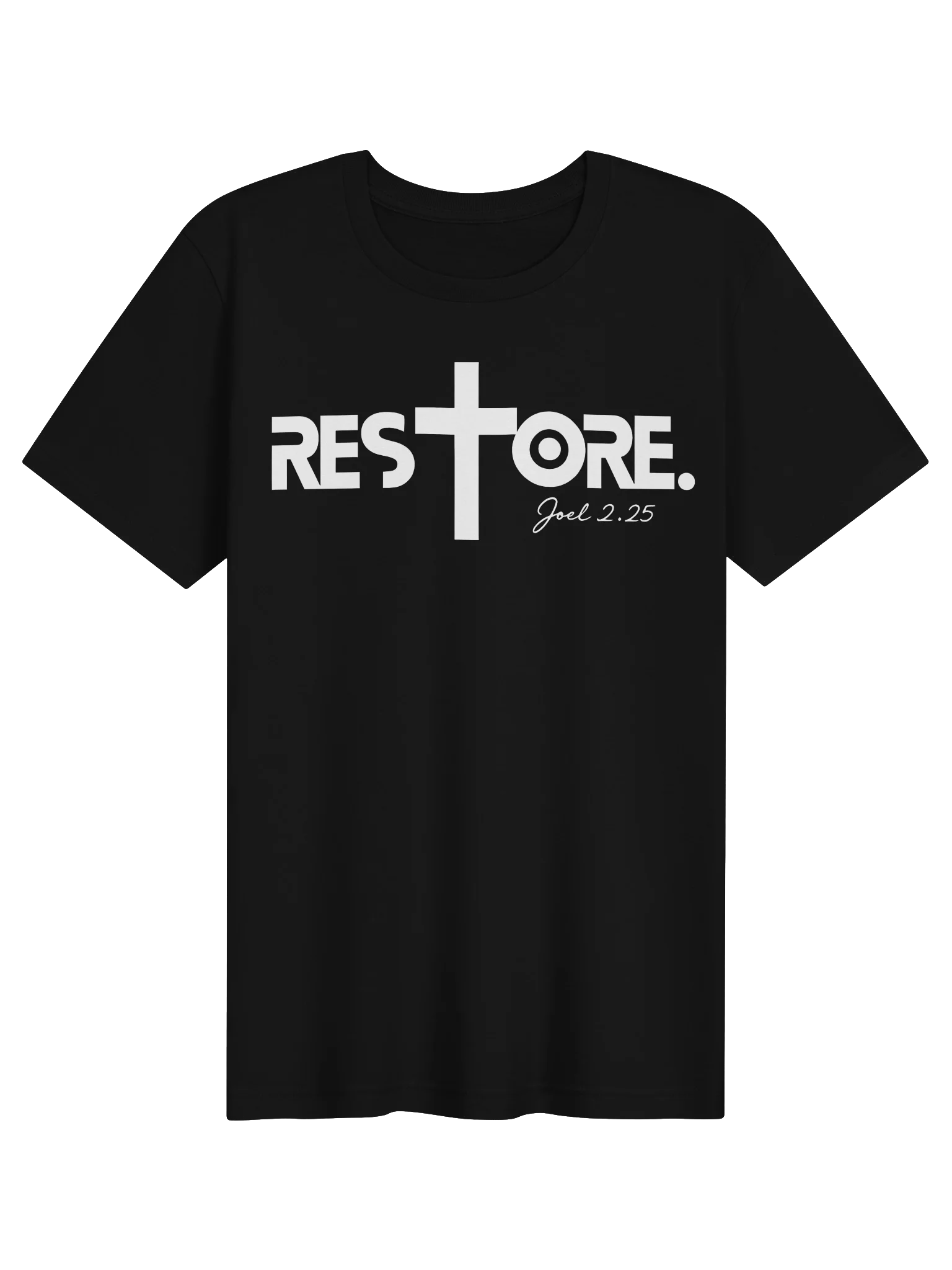 RESTORE™ Cross T-Shirt | Christian Faith Graphic Tee | Inspirational Streetwear product image (4)