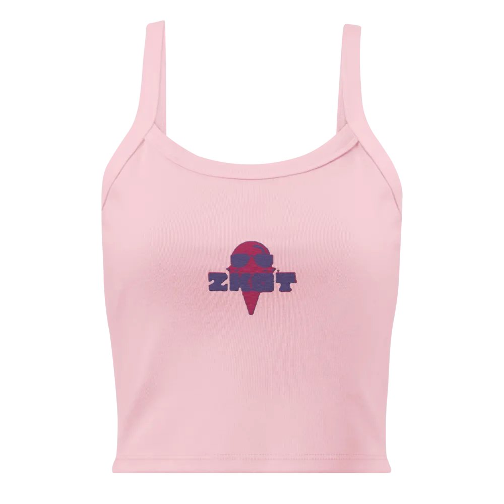 Women's Micro Ribbed Pink Logo ZKOT Tank Top - Show your Support with Style - Womenswear product image (1)