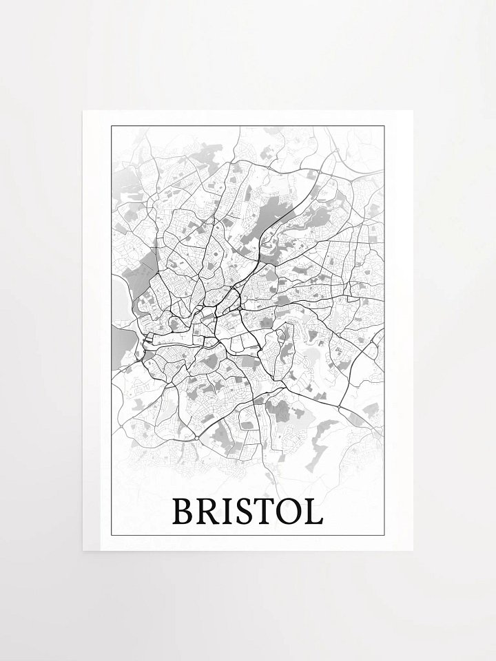 Bristol, England, city map print product image (4)