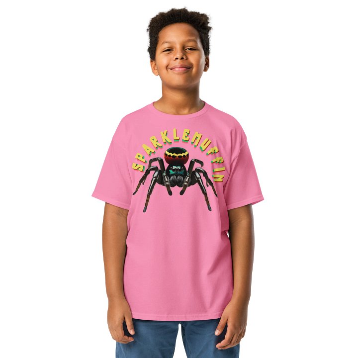 Sparklemuffin - Peacock Spider with Rasta Colors Shirt product image (6)