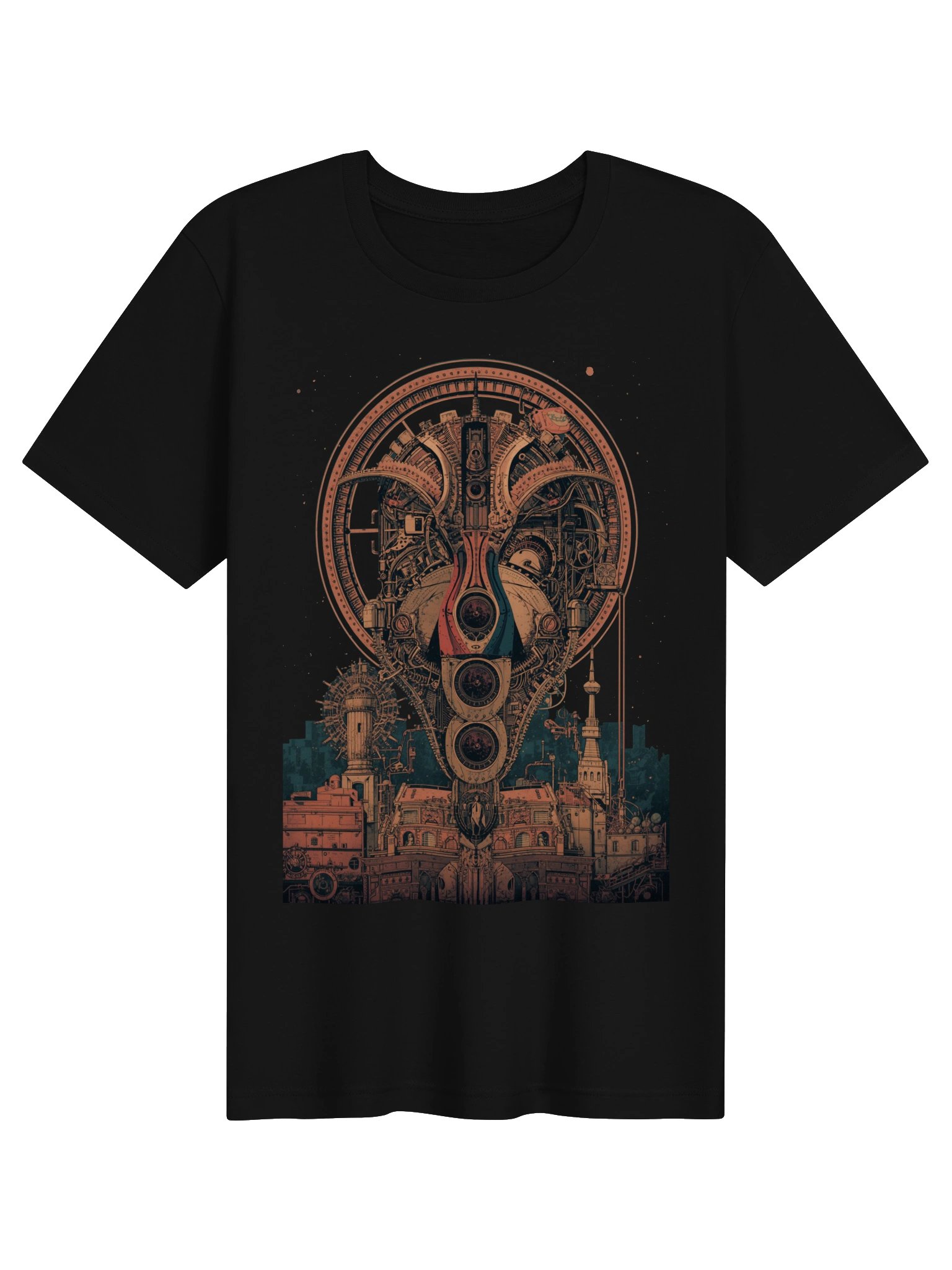 Retro-Futurist Machine Orb Lightweight T-Shirt product image (1)