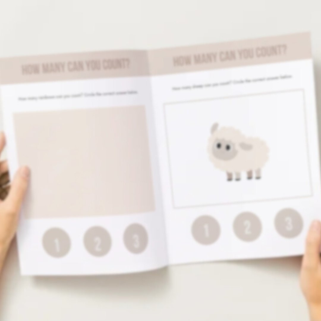 Toddler Learning Workbook 92 Pages | Preschool Printable Activities | Tracing, Counting, Colors, ABCs & Shapes product image (5)