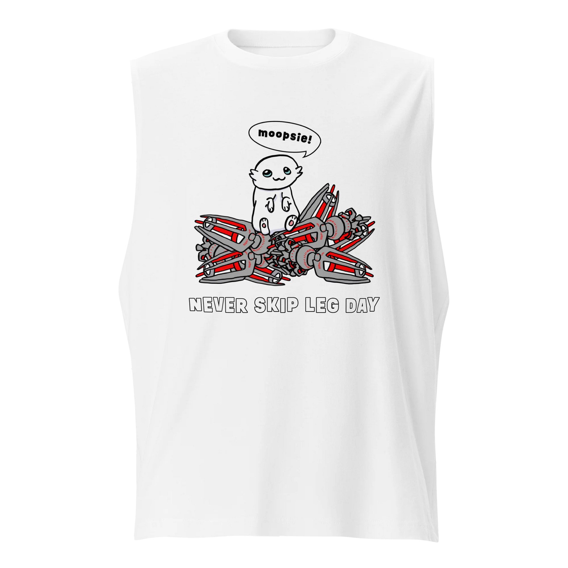 Moopsie Never Skips Leg Day - Muscle Tank Tee product image (5)
