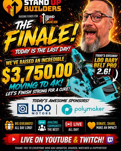 🔥 TODAY IS THE FINALE! 🔥

I honestly cannot believe I'm typing this...

💙 $3,750 RAISED FOR STAND UP TO CANCER! 💙

We started...