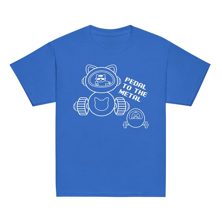 Goromi the Cat in Wig (Inefficient Vehicle Race) - Unisex Youth Heavyweight T-shirt product image (17)